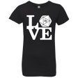 T-Shirts Black / YXS Love D20 Girls Premium T-Shirt