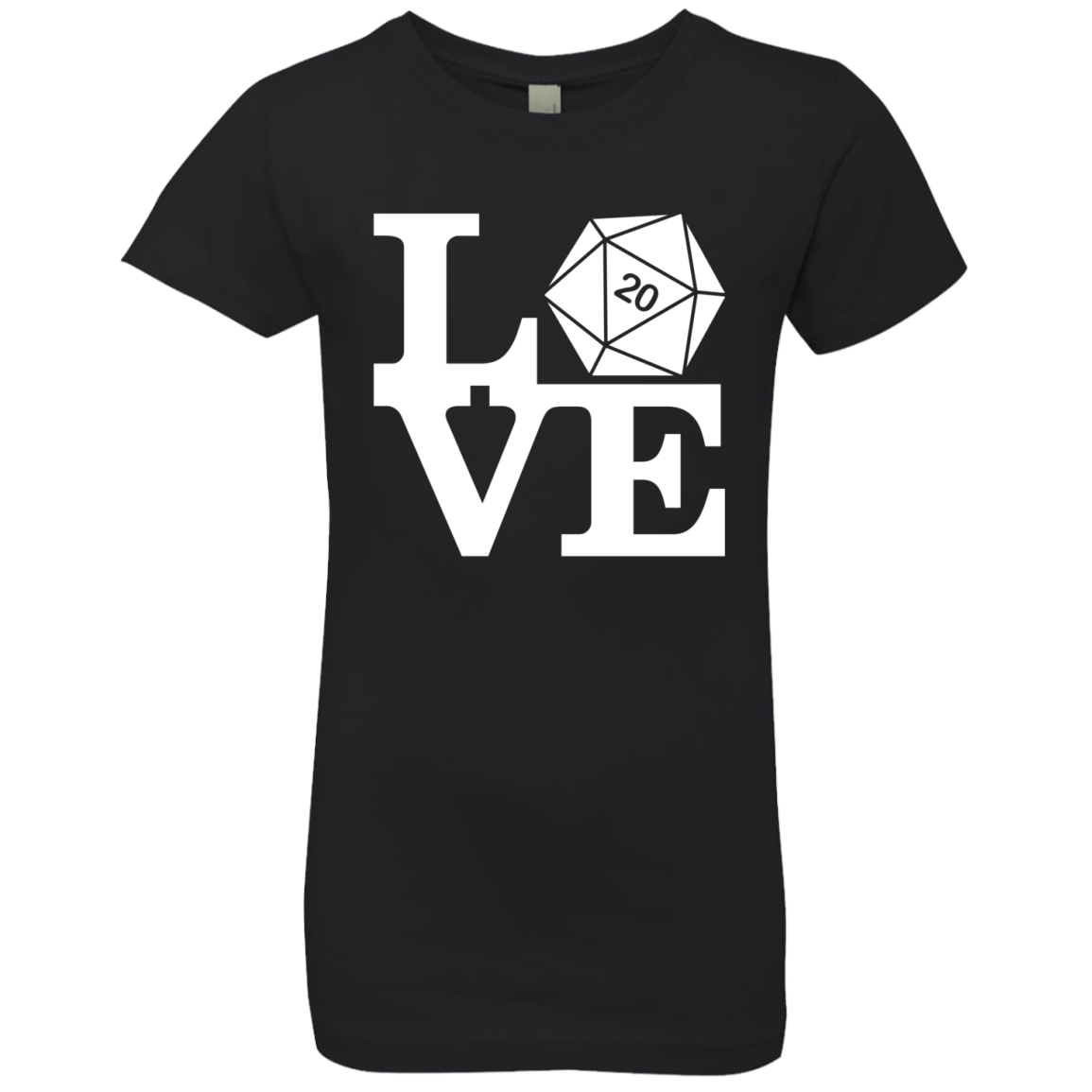 T-Shirts Black / YXS Love D20 Girls Premium T-Shirt