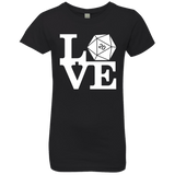 T-Shirts Black / YXS Love D20 Girls Premium T-Shirt