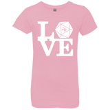T-Shirts Light Pink / YXS Love D20 Girls Premium T-Shirt