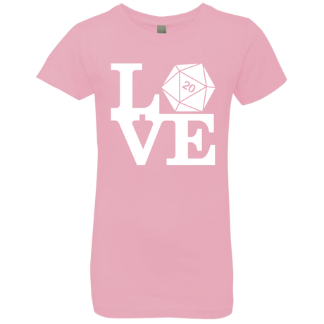 T-Shirts Light Pink / YXS Love D20 Girls Premium T-Shirt