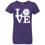 T-Shirts Purple Rush / YXS Love D20 Girls Premium T-Shirt