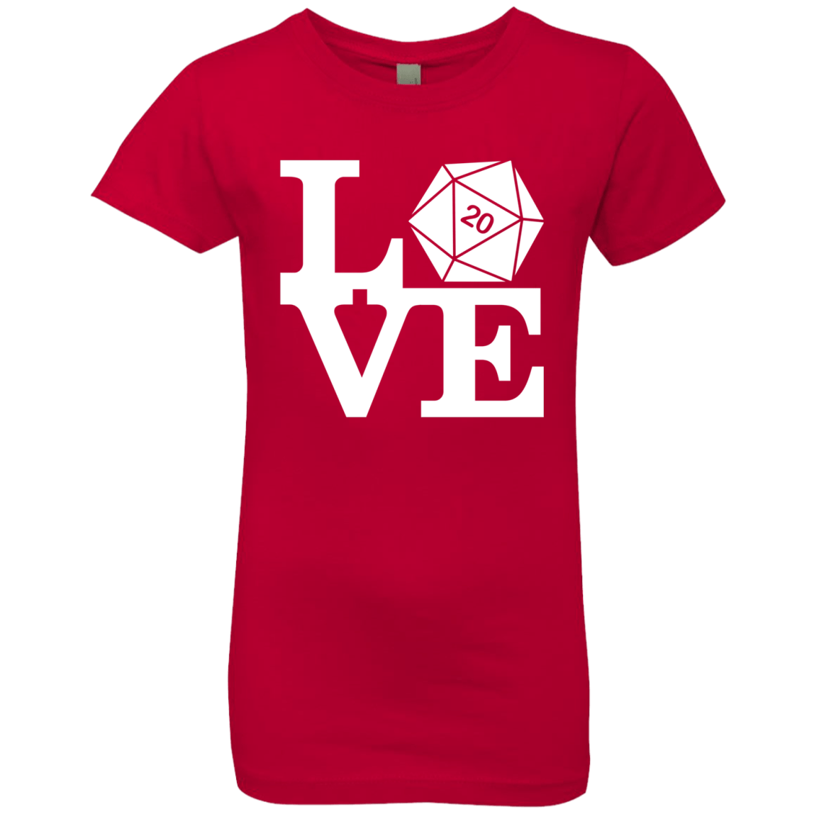 T-Shirts Red / YXS Love D20 Girls Premium T-Shirt