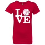T-Shirts Red / YXS Love D20 Girls Premium T-Shirt