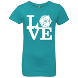 T-Shirts Tahiti Blue / YXS Love D20 Girls Premium T-Shirt