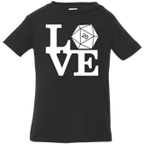 T-Shirts Black / 6 Months Love D20 Infant Premium T-Shirt
