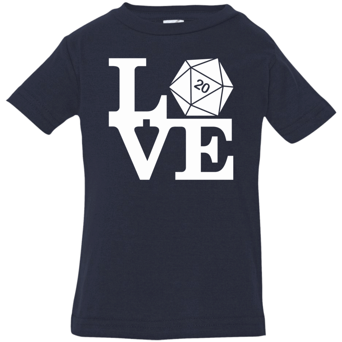 T-Shirts Navy / 6 Months Love D20 Infant Premium T-Shirt