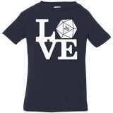 T-Shirts Navy / 6 Months Love D20 Infant Premium T-Shirt