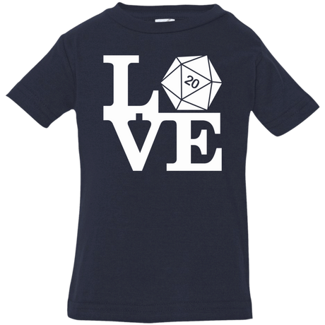 T-Shirts Navy / 6 Months Love D20 Infant Premium T-Shirt