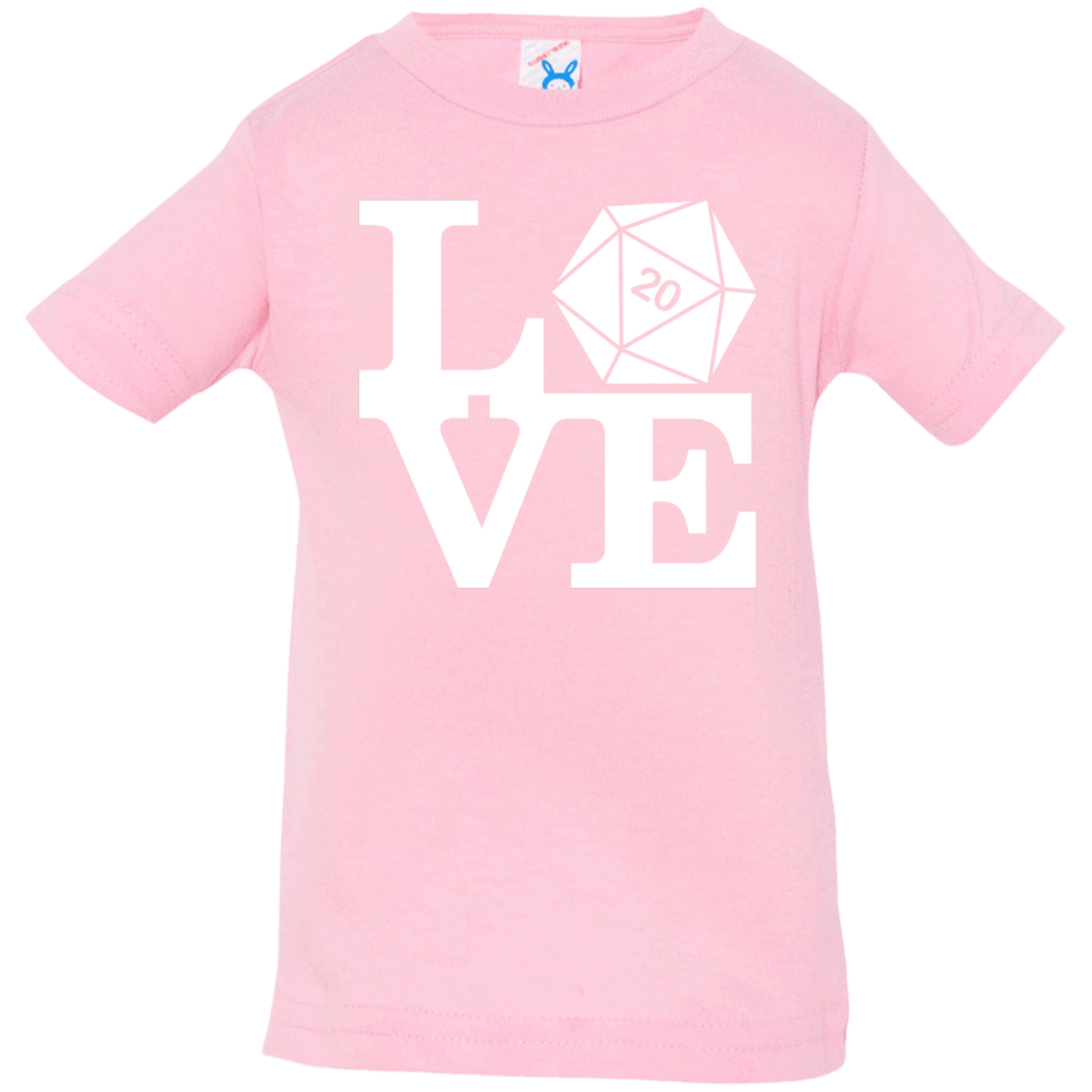 T-Shirts Pink / 6 Months Love D20 Infant Premium T-Shirt