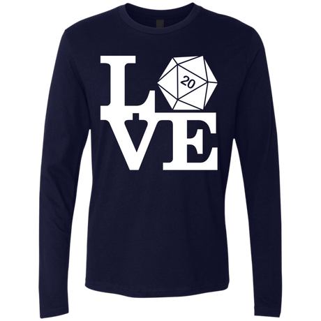 T-Shirts Midnight Navy / Small Love D20 Men's Premium Long Sleeve