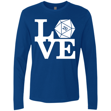 T-Shirts Royal / Small Love D20 Men's Premium Long Sleeve