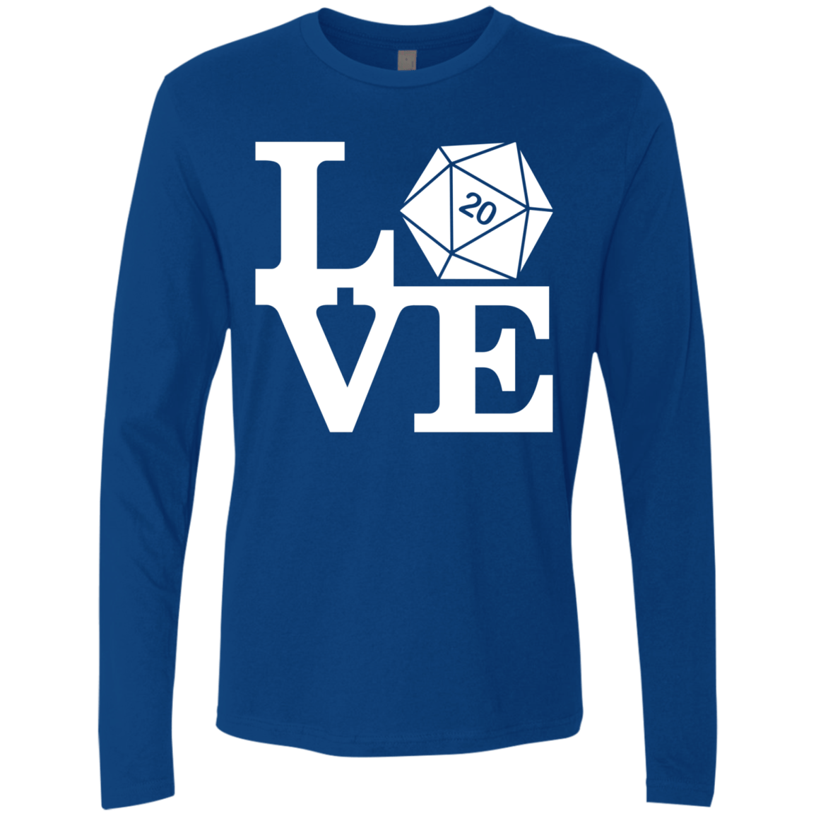 T-Shirts Royal / Small Love D20 Men's Premium Long Sleeve