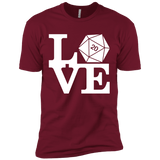 T-Shirts Cardinal / X-Small Love D20 Men's Premium T-Shirt