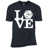 T-Shirts Indigo / X-Small Love D20 Men's Premium T-Shirt