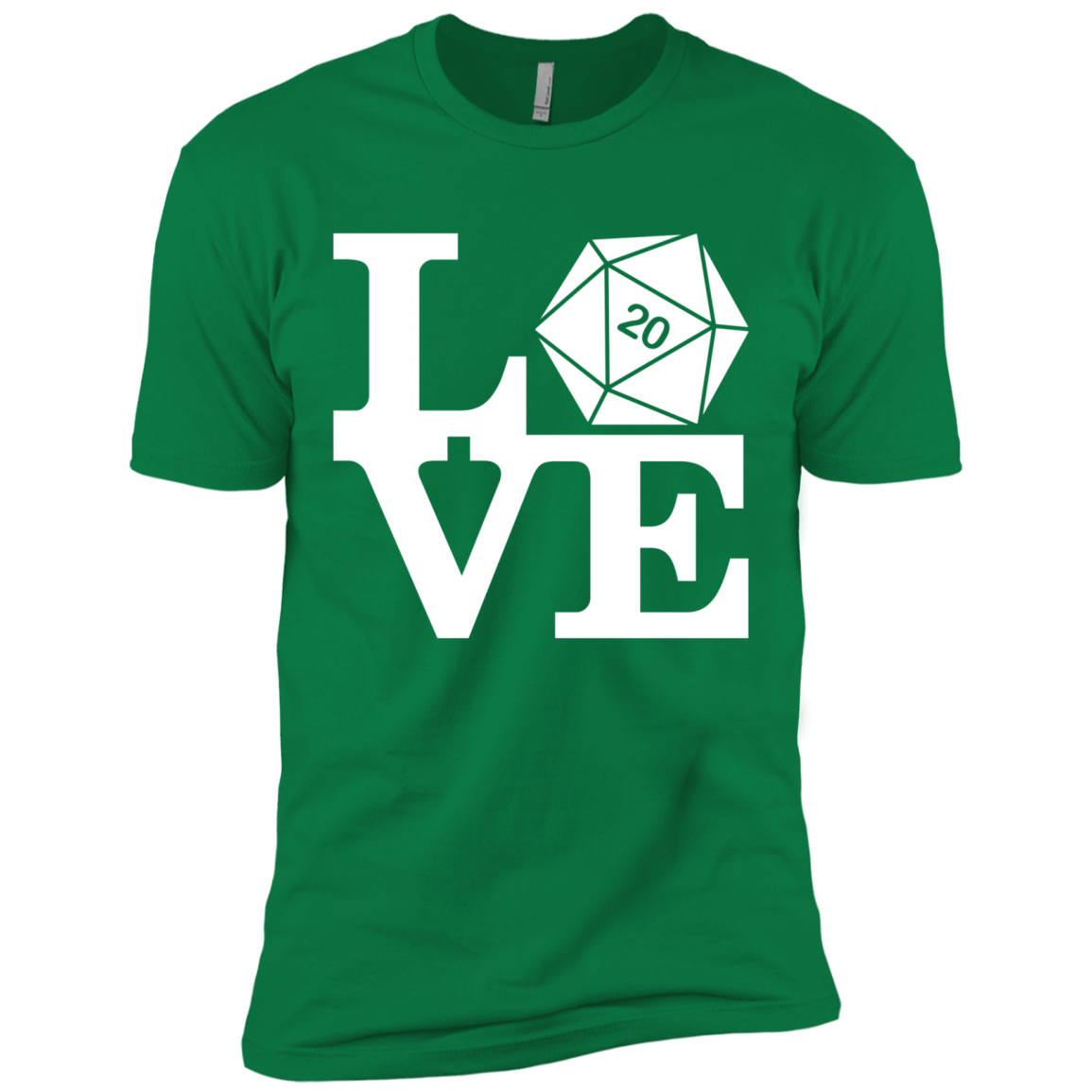 T-Shirts Kelly Green / X-Small Love D20 Men's Premium T-Shirt