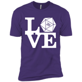 T-Shirts Purple / X-Small Love D20 Men's Premium T-Shirt