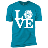 T-Shirts Turquoise / X-Small Love D20 Men's Premium T-Shirt