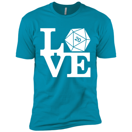 T-Shirts Turquoise / X-Small Love D20 Men's Premium T-Shirt