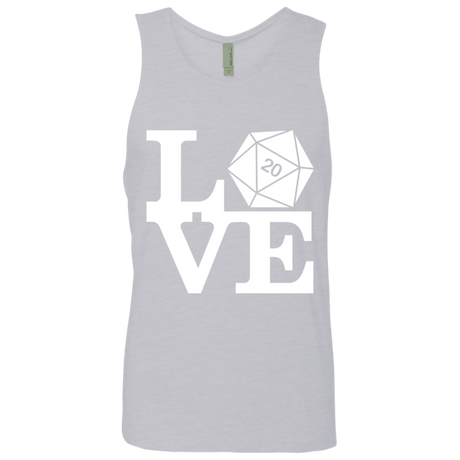 T-Shirts Heather Grey / Small Love D20 Men's Premium Tank Top