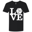 T-Shirts Black / X-Small Love D20 Men's Premium V-Neck