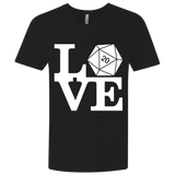 T-Shirts Black / X-Small Love D20 Men's Premium V-Neck