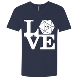 T-Shirts Midnight Navy / X-Small Love D20 Men's Premium V-Neck