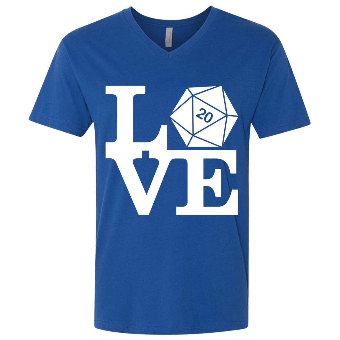 T-Shirts Royal / X-Small Love D20 Men's Premium V-Neck