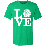 T-Shirts Envy / Small Love D20 Men's Triblend T-Shirt