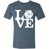 T-Shirts Indigo / Small Love D20 Men's Triblend T-Shirt
