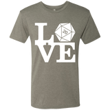 T-Shirts Venetian Grey / Small Love D20 Men's Triblend T-Shirt
