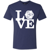 T-Shirts Vintage Navy / Small Love D20 Men's Triblend T-Shirt