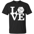T-Shirts Black / Small Love D20 T-Shirt