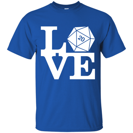 T-Shirts Royal / Small Love D20 T-Shirt