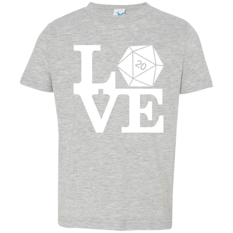 T-Shirts Heather / 2T Love D20 Toddler Premium T-Shirt