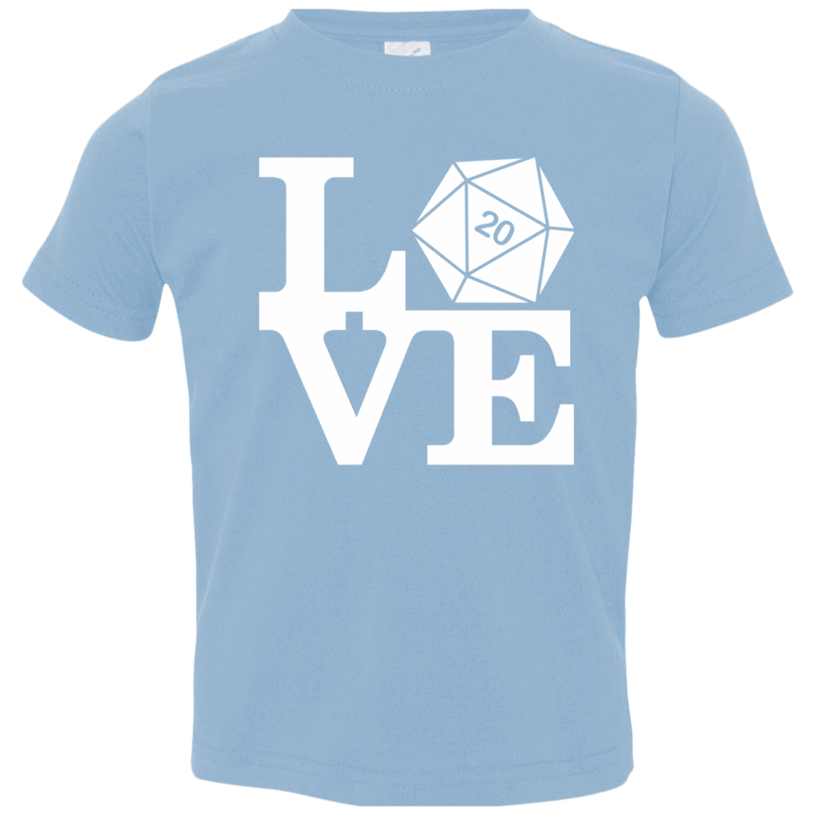 T-Shirts Light Blue / 2T Love D20 Toddler Premium T-Shirt
