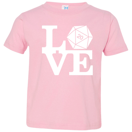 T-Shirts Pink / 2T Love D20 Toddler Premium T-Shirt