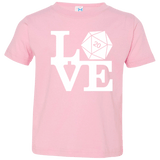 T-Shirts Pink / 2T Love D20 Toddler Premium T-Shirt