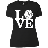 T-Shirts Black / X-Small Love D20 Women's Premium T-Shirt