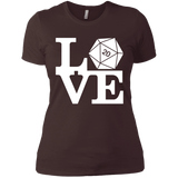 T-Shirts Dark Chocolate / X-Small Love D20 Women's Premium T-Shirt