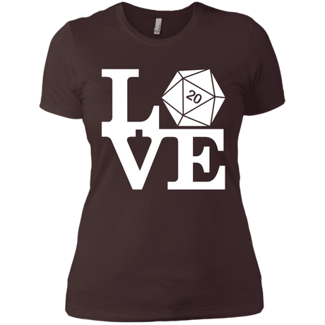 T-Shirts Dark Chocolate / X-Small Love D20 Women's Premium T-Shirt
