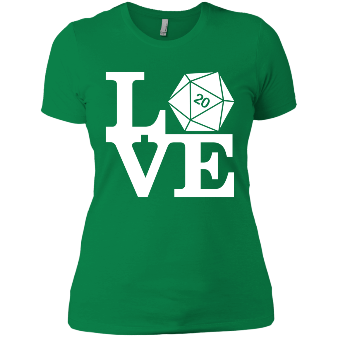 T-Shirts Kelly Green / X-Small Love D20 Women's Premium T-Shirt