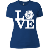 T-Shirts Royal / X-Small Love D20 Women's Premium T-Shirt