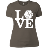 T-Shirts Warm Grey / X-Small Love D20 Women's Premium T-Shirt