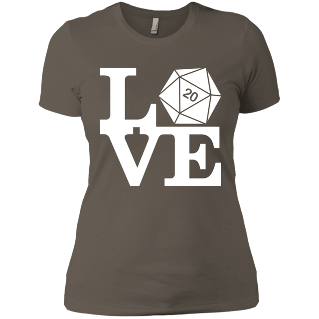 T-Shirts Warm Grey / X-Small Love D20 Women's Premium T-Shirt