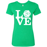 T-Shirts Envy / Small Love D20 Women's Triblend T-Shirt