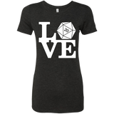 T-Shirts Vintage Black / Small Love D20 Women's Triblend T-Shirt