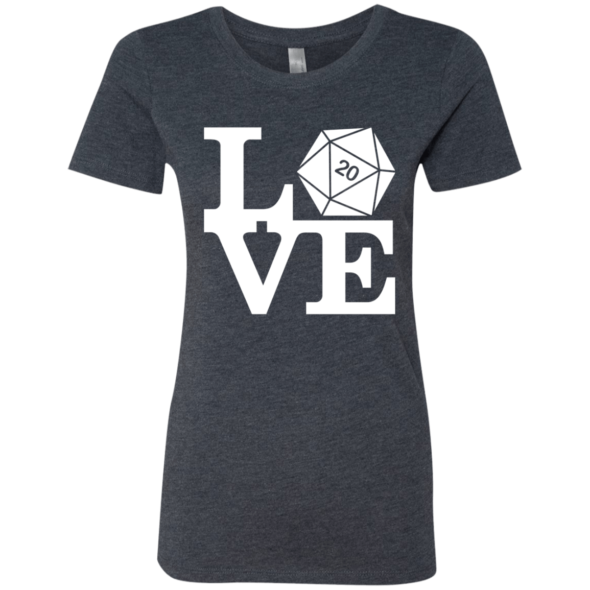 T-Shirts Vintage Navy / Small Love D20 Women's Triblend T-Shirt