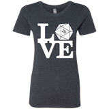 T-Shirts Vintage Navy / Small Love D20 Women's Triblend T-Shirt