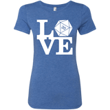 T-Shirts Vintage Royal / Small Love D20 Women's Triblend T-Shirt
